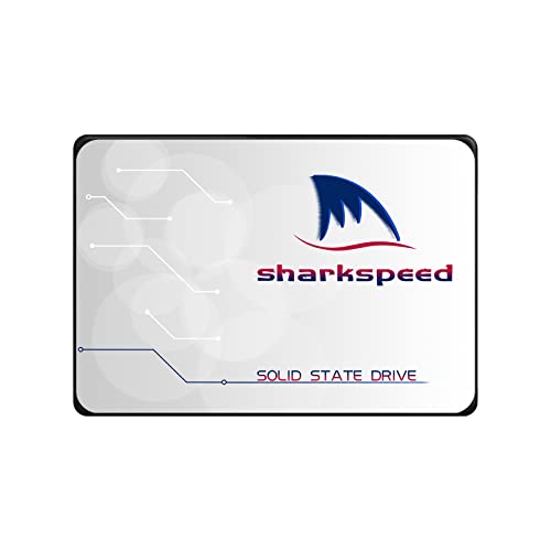 SHARKSPEED SSD 4TB Intern SATA III 2.5" Solid State Drive 3D NAND 6Gb/s, Festplatte interne für Desktop PC und Laptop(4TB，2.5") von SHARKSPEED