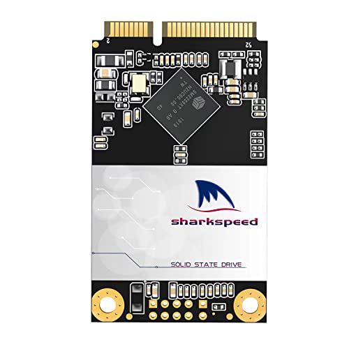 SHARKSPEED SSD mSATA 256GB Plus Internes Mini SATA SSD-Laufwerk,3D NAND Festplatte intern Hohe Leistung Solid State Drive für Mini PC,Notebooks,Tablets,PC(256GB mSATA) von SHARKSPEED