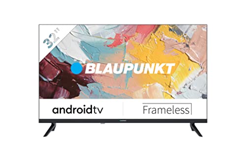 Blaupunkt BA32H4382QEB Android TV 81 cm (32 Zoll) HD Fernseher (Smart TV, Chromecast, Triple Tuner) [Energieklasse E] von SHARP