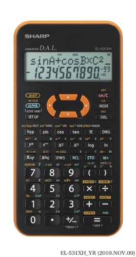EL-531 XH-YR, wissenschaftlicher Schulrechner, 2-zeilig, Farbe orange, SEK I&II, 272 Funktionen, Batterie EL-531 XH-YR, wissenschaftlicher Schulrechner, 2-zeilig, Farbe orange, SEK I&II, 272 Funktionen, Batterie von SHARP