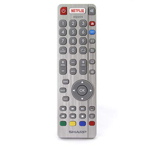 Original SHW/RMC/0116 SHW/RMC/0117 Fernbedienung für Sharp Aquos 3D HD Smart Freeview TV mit Youtube Netflix Net+ Buttons von SHARP
