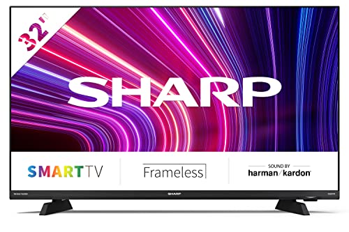 SHARP 32EF6E Smart TV 81cm (32 Zoll), 3X HDMI, 2X USB, Dolby Audio, Active Motion 200 von SHARP