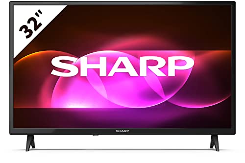 SHARP 32FA6E HD Ready LED Fernseher 81 cm (32 Zoll), Schwarz [Energieklasse E] von SHARP