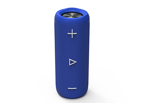 SHARP GXBT280 Bluetooth-Lautsprecher, tragbare Musikbox mit DSP-Technologie (max 12 Stunden Spielzeit, spritzwassergeschützt), blau von SHARP