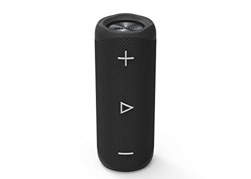 SHARP GXBT280 Bluetooth-Lautsprecher, tragbare Musikbox mit DSP-Technologie (max 12 Stunden Spielzeit, spritzwassergeschützt), schwarz von SHARP