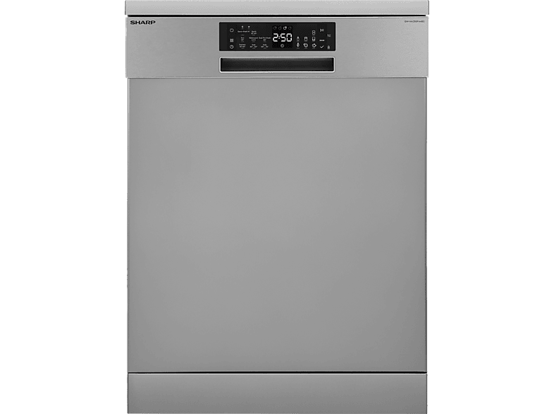 SHARP QW-NA25GF44BS-DE Geschirrspüler (freistehend, 598 mm breit, 44 dB (A), B) von SHARP