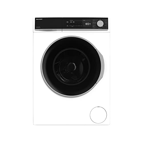 Sharp ES-BRO914WA-DE Waschmaschine Frontlader / A / 9 kg / 1400 U/min / Adanced Inverter Motor / 15 Programme inkl. 15 min Kurzprogramm und Dampffunktion / AquaStop / Weiß von SHARP