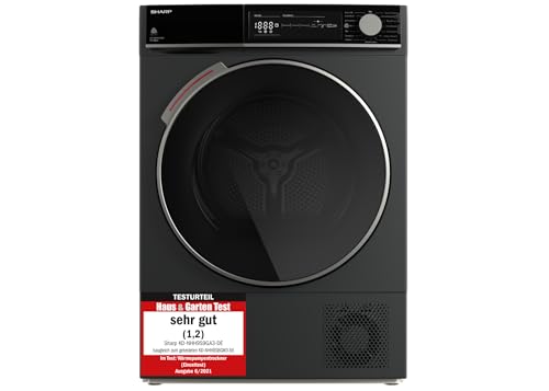 Sharp KD-NHH9S9GA3-DE Wärmepumpentrockner/A+++ / 9 kg/Programmknebel und DirectTouch-Bedienung auf LED-Display / 15 Programme/Trommelinnenbeleuchtung/Espresso Gray Sharp KD-NHH9S9GA3-DE Wärmepumpentrockner/A+++ / 9 kg/Programmknebel und DirectTouch-Bedienung auf LED-Display / 15 Programme/Trommelinnenbeleuchtung/Espresso Gray von SHARP