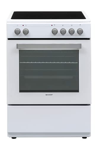 Sharp KF-76VNO22W-DE Elektro-Standherd mit Glaskeramik-Kochfeld, 60 cm, 69 L Garraumvolumen, 8 Beheizungsarten mit Umluft, Geschirrschublade, Weiß Sharp KF-76VNO22W-DE Elektro-Standherd mit Glaskeramik-Kochfeld, 60 cm, 69 L Garraumvolumen, 8 Beheizungsarten mit Umluft, Geschirrschublade, Weiß von SHARP