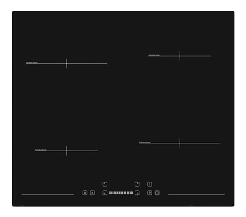 Sharp KH-6IX19FS0I-EU Einbau Induktionskochfeld 60cm, 4 Zonen mit PowerPoost, SliderTouch, Timer, Edelstahlrahmen Sharp KH-6IX19FS0I-EU Einbau Induktionskochfeld 60cm, 4 Zonen mit PowerPoost, SliderTouch, Timer, Edelstahlrahmen von SHARP
