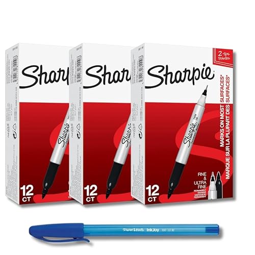 SHARPIE Twin Tip Permenent Markers Black |36 Count & PaperMate Pen Gift SHARPIE Twin Tip Permenent Markers Black |36 Count & PaperMate Pen Gift von SHARPIE