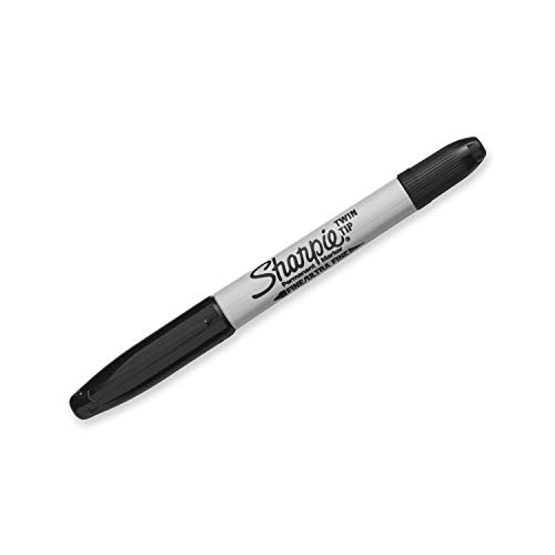 Sharpie 2-in-1-Marker mit doppelter Spitze, ultrafeine/feine Spitze, Schwarz von SHARPIE