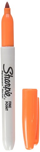 Sharpie Fine Permanent Marker. Orange. Pack 3 von SHARPIE