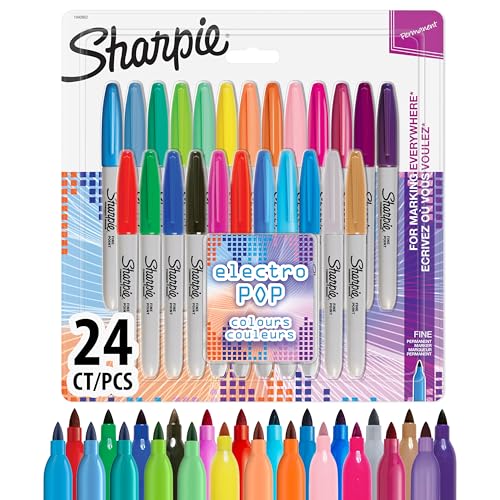 SHARPIE PMKR F. ELEC POP ASST BL24 PE von SHARPIE