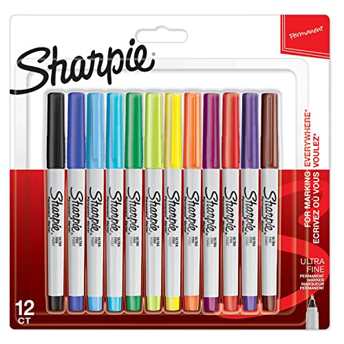 Sharpie Permanent Marker | Marker Stifte mit ultra-feiner Spitze | gemischte Farben | 12 Stück Market Set Sharpie Permanent Marker | Marker Stifte mit ultra-feiner Spitze | gemischte Farben | 12 Stück Market Set von SHARPIE