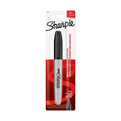 Black Sharpie 30101PP Super-Permanentmarker, feine Spitze, Markierungen auf Papier und Kunststoff, resistent gegen Verblassen und Wasser, AP-zertifiziert, Farbe, 1 Stück Black Sharpie 30101PP Super-Permanentmarker, feine Spitze, Markierungen auf Papier und Kunststoff, resistent gegen Verblassen und Wasser, AP-zertifiziert, Farbe, 1 Stück von Black
