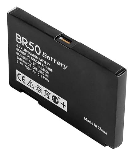 SHAWOROCE 750mAh 3,7V Akku BR50 BA700 Kompatibel mit Motorola Handy Telefon Razr V3 V3C V3E V3I PEBL U6 Prolife 300/500 Flip P Moto Mobile Smartphone Li-Ionen Batterie Wiederaufladbare von SHAWOROCE