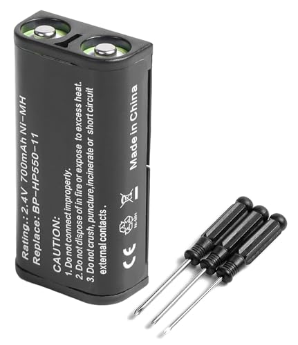 SHAWOROCE Akku BP-HP550-11 Kompatibel mit Sony Kabellose Kopfhörer MDR-RF810R MDR-RF811RK MDR-RF855RK MDR-RF860R MDR-PF970RK MDR-RF4000 MDR-IF245RK Headset Wireless NI-MH Batterien 700mAh 2,4V von SHAWOROCE