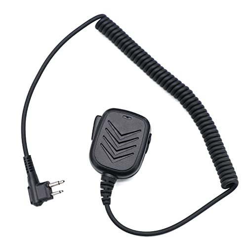 SHAWOROCE Lautsprecher Mikrofon Micro Lautsprechermikrofon PTT für Motorola Funkgeräte Radio DP1400 CP200 CP040 GP300 GP88 CLS1110 XT420 XT460 2-pin von SHAWOROCE