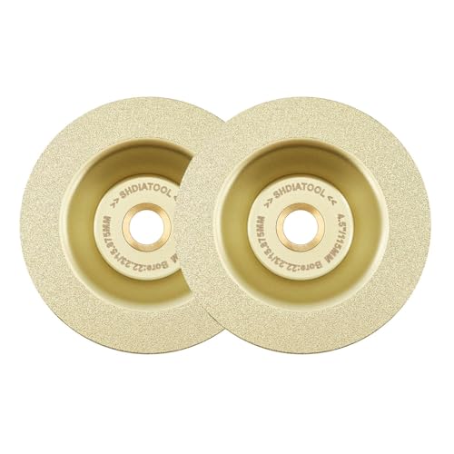 SHDIATOOL 115mm Diamant-Trennscheibe – 115mm Porzellanfliesen, Marmor & Keramik-Schneidscheibe für Winkelschleifer & Kreissägen – Schnelle, glatte Schnitte, langlebiges Schleifrad (2er Pack) von SHDIATOOL