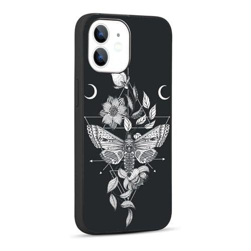 SHDYQXSB Kompatibel mit iPhone 11 Hülle, Dark Mystic Gothic entworfen für trendige, schlanke, weiche, stoßfeste TPU-Schutzhülle von SHDYQXSB