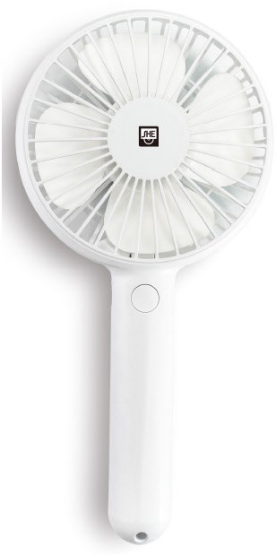 SHE-09HA1901 USB-Handventilator weiß von SHE