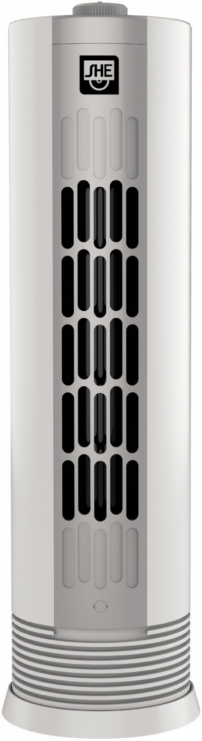 SHE39TU2001 Turmventilator weiß/silber von SHE