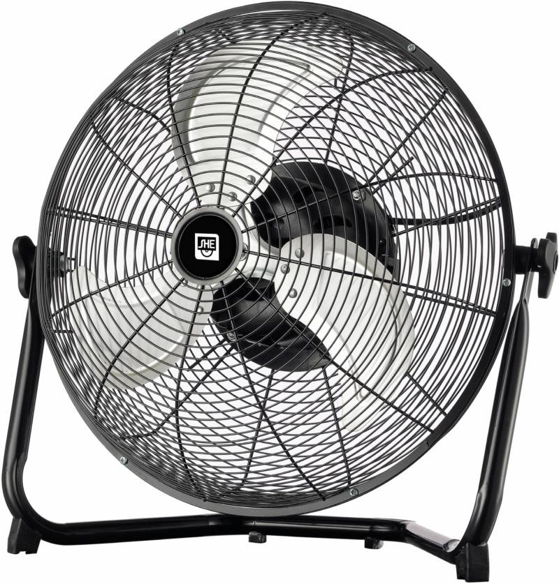 SHE45WM2002osz Bodenventilator schwarz von SHE