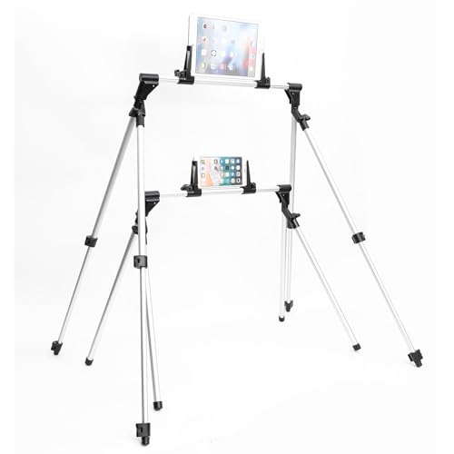 SHEAWA 270 Grad verstellbare Handy-/Tablet-Halterung für Geräte bis zu 12,9 Zoll, faltbarer Boden-/Schreibtischständer mit 40 cm/100 cm Höhenverstellung, keine Installation, Universalhalterung (100 cm SHEAWA 270 Grad verstellbare Handy-/Tablet-Halterung für Geräte bis zu 12,9 Zoll, faltbarer Boden-/Schreibtischständer mit 40 cm/100 cm Höhenverstellung, keine Installation, Universalhalterung (100 cm von SHEAWA