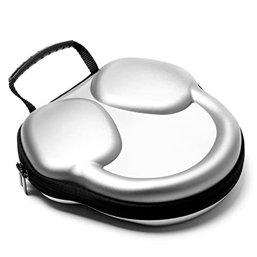 SHEAWA EVA-Reise-Tragetasche für Airpods Max Headset, tragbare Kopfhörer, wasserdichte Aufbewahrungstasche, schützende Handtasche (Silber) von SHEAWA