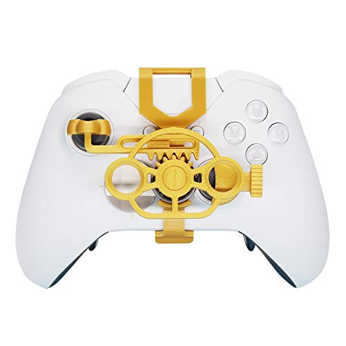 SHEAWA Ersatz-Lenkrad-Controller für Xbox One Mini Xbox Racing Game (Metallic Gold) von SHEAWA