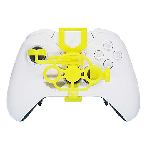 SHEAWA Für Xbox One Mini Lenkrad Controller Xbox Racing Game Ersatz Zubehör (gelb) von SHEAWA