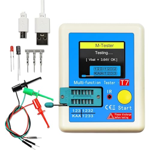 Multimeter, LCR-T7 Transistortester TFT Diode Triode Kapazitätsmesser LCR ESR Meter NPN PNP MOSFET IR Multifunktionstester Multimeter Multimeter, LCR-T7 Transistortester TFT Diode Triode Kapazitätsmesser LCR ESR Meter NPN PNP MOSFET IR Multifunktionstester Multimeter von SHEHUALI