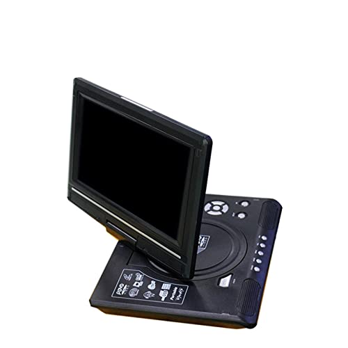 SHEHUALI Tragbarer DVD-Player, 9.8 Tragbarer DVD-Player HD-Videoplayer AV-Eingangsausgang Auto-Mini-TV-Wiedergabegerät(EU Plug) von SHEHUALI