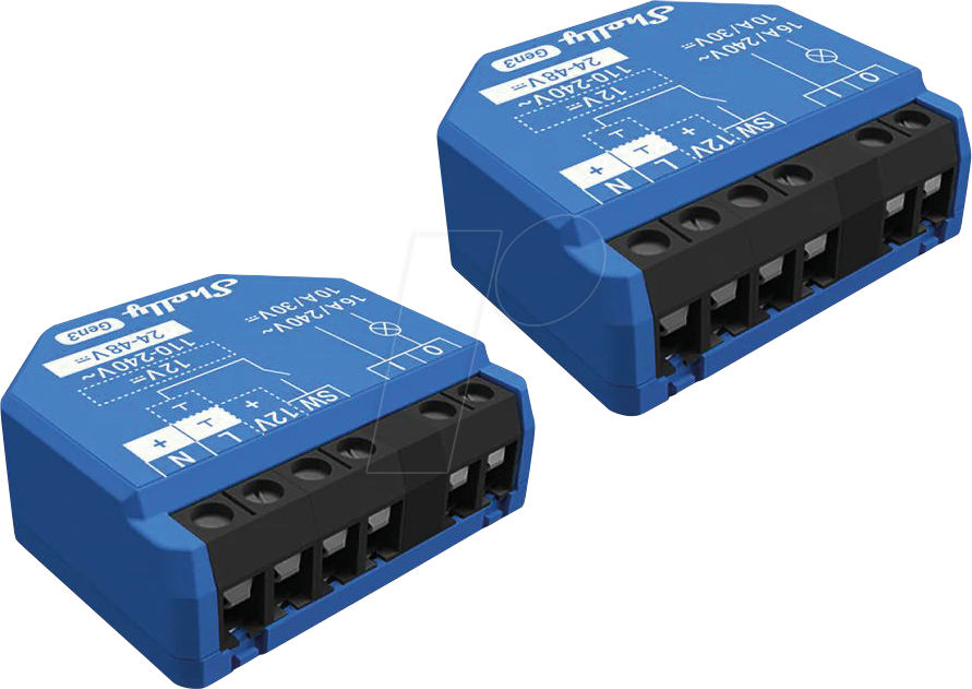SHELLY 1 G3-2 - Shelly 1 Gen3, 2er Pack SHELLY 1 G3-2 - Shelly 1 Gen3, 2er Pack von SHELLY
