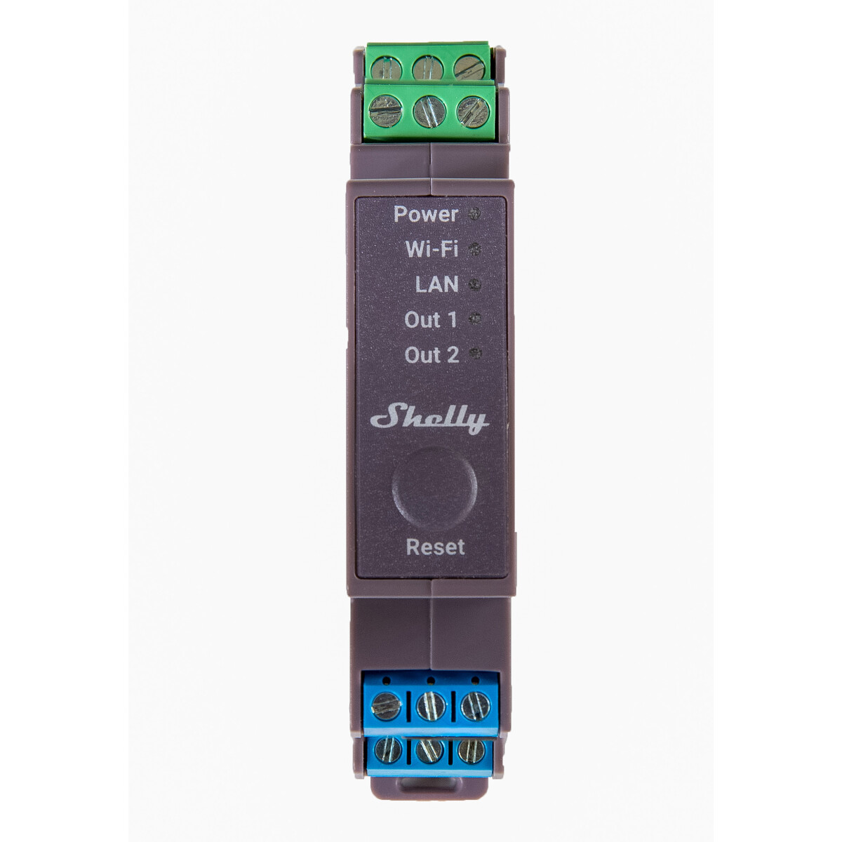 Shelly Hutschiene "Pro 2" Relais max. 25A 2 Phasen 2 Kanäle WLAN LAN BT Shelly Hutschiene "Pro 2" Relais max. 25A 2 Phasen 2 Kanäle WLAN LAN BT von SHELLY
