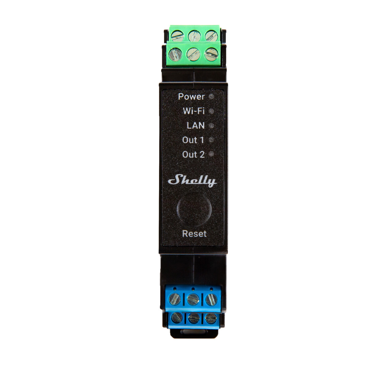 Shelly Hutschiene "Pro 2PM" Relais max. 25A 1 Phase 2 Kanäle Messfunktion WLAN LAN BT Shelly Hutschiene "Pro 2PM" Relais max. 25A 1 Phase 2 Kanäle Messfunktion WLAN LAN BT von SHELLY