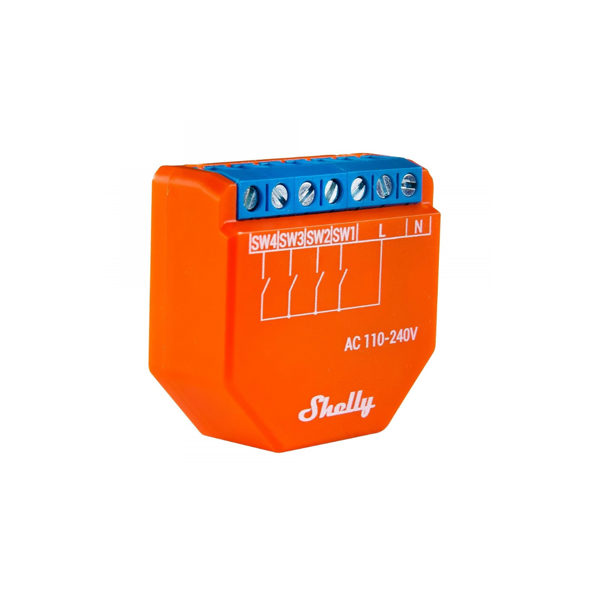 Shelly Unterputz "Plus i4" AC Szenenaktivierer WLAN BT Shelly Unterputz "Plus i4" AC Szenenaktivierer WLAN BT von SHELLY