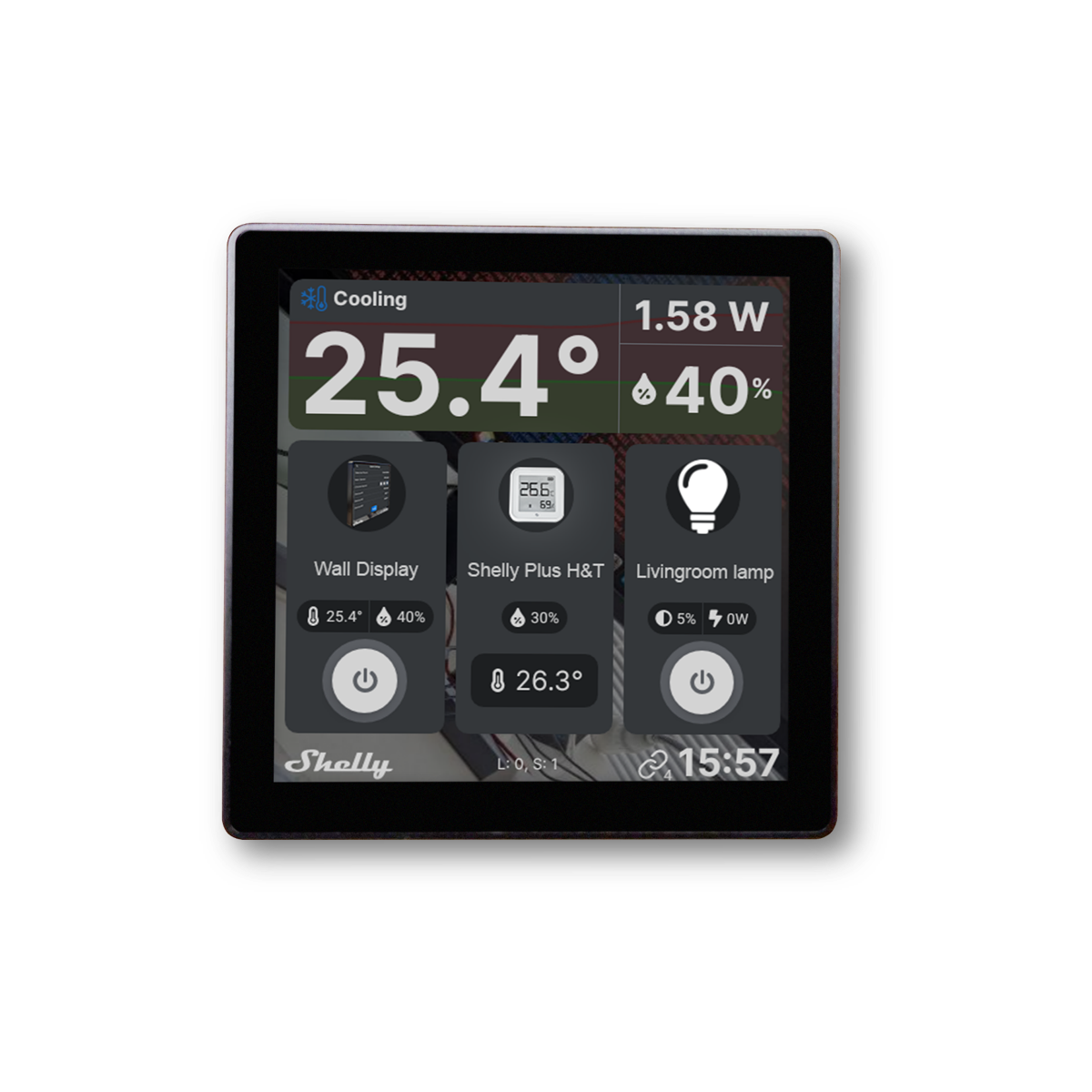 Shelly Unterputz "Wall Display" Android WLAN Shelly Unterputz "Wall Display" Android WLAN von SHELLY