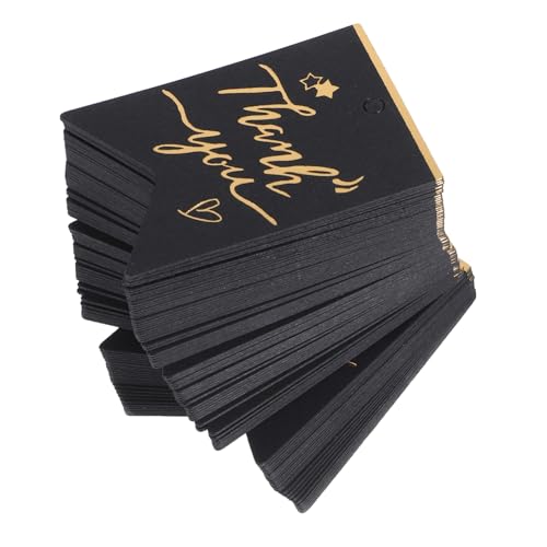 SHERCHPRY 100 Stück Geschenkverpackungsbezeichnungen Dankeschön-geburtstags-tags Danke Etiketten Für Thanksgiving Dankeschön-tags Für Die Brautparty Papier Black SHERCHPRY 100 Stück Geschenkverpackungsbezeichnungen Dankeschön-geburtstags-tags Danke Etiketten Für Thanksgiving Dankeschön-tags Für Die Brautparty Papier Black von SHERCHPRY