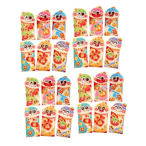 SHERCHPRY 24 Stück mit rotem Umschlag Hochzeit Party China Neujahrsdekorationen Pakete Gruß briefumschläge rotes Paket Umschlagpaket zum Mondneujahr Hongbao Papier SHERCHPRY 24 Stück mit rotem Umschlag Hochzeit Party China Neujahrsdekorationen Pakete Gruß briefumschläge rotes Paket Umschlagpaket zum Mondneujahr Hongbao Papier von SHERCHPRY