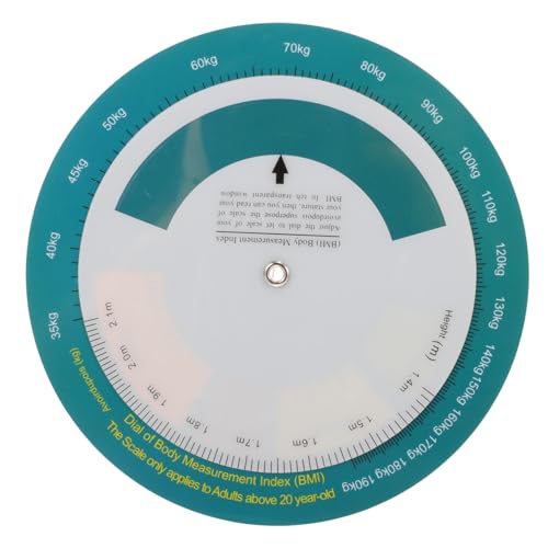 SHERCHPRY Bmi Body Mass Index Plattenspieler Gesundheitsinstrument Personenwaage Für Gewicht Bmi- Bmi-index-diagramm Gewichtstabelle Für Die Wandmontage Bmi Quick Look Rad Plastik SHERCHPRY Bmi Body Mass Index Plattenspieler Gesundheitsinstrument Personenwaage Für Gewicht Bmi- Bmi-index-diagramm Gewichtstabelle Für Die Wandmontage Bmi Quick Look Rad Plastik von SHERCHPRY