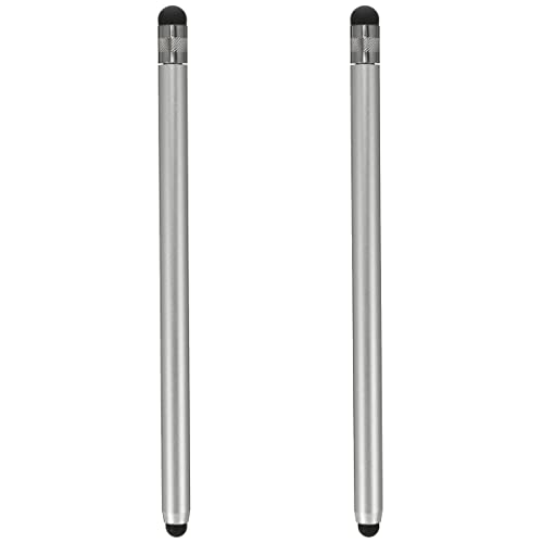 SHERCHPRY Stiftstifte für Touchscreens Aluminiumlegierung Stiftstift mit Silikonspitze Kapazitiver Touchscreen- Stift für Smartphone- Tablets 2Pcs von SHERCHPRY