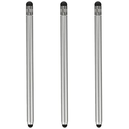 SHERCHPRY Stylusstifte für Touchscreens Aluminiumlegierung Stiftstift mit Silikonspitze Kapazitiver Touchscreen- Stift für Smartphone- Tablets 3PCS von SHERCHPRY
