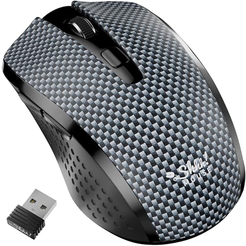 SHHHMOUSE Computer Maus Kabellos - Funkmaus für Laptop, Maus Kabellos, Computermaus, Kabellose Maus, Wireless Mouse, Wireless Maus, Computer Maus Kabellose, Mäuse, PC Maus Kabellos, USB Maus Kabellos SHHHMOUSE Computer Maus Kabellos - Funkmaus für Laptop, Maus Kabellos, Computermaus, Kabellose Maus, Wireless Mouse, Wireless Maus, Computer Maus Kabellose, Mäuse, PC Maus Kabellos, USB Maus Kabellos von SHHHMOUSE