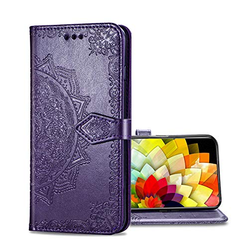 SHIEID Handyhülle für vivo Y04/Y29S Hülle, PU+TPU Leder Wallet Tasche Cover, Retro Blumen Muster Design, Ultra Slim Card Slot Schutzhülle Flip Wallet Case Geeignet für vivo Y04/Y29S, Lila SHIEID Handyhülle für vivo Y04/Y29S Hülle, PU+TPU Leder Wallet Tasche Cover, Retro Blumen Muster Design, Ultra Slim Card Slot Schutzhülle Flip Wallet Case Geeignet für vivo Y04/Y29S, Lila von SHIEID