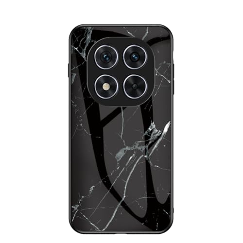 SHIEID Hülle für Redmi Note 14 Pro Hülle Marmor Gehärtetem Glas & Silikon Rand Hybrid Hardcase Stoßfest Kratzfest Handyhülle Dünn Case Handyhülle für Redmi Note 14 Pro (Schwarzes Weiß) von SHIEID