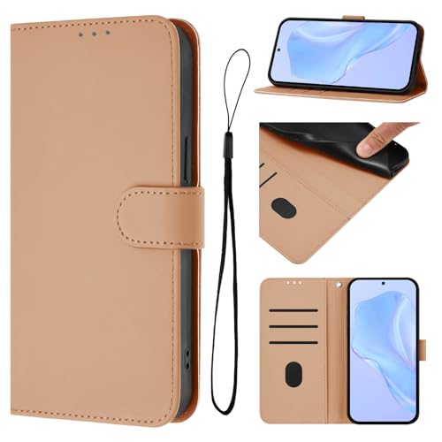 SHIEID Hülle für TCL 60 NxtPaper Hülle PU Leder Flip Wallet Tasche Schutzhülle [Kickstand]+[Kartenfächern] Handyhülle für TCL 60 NxtPaper-Nackt von SHIEID