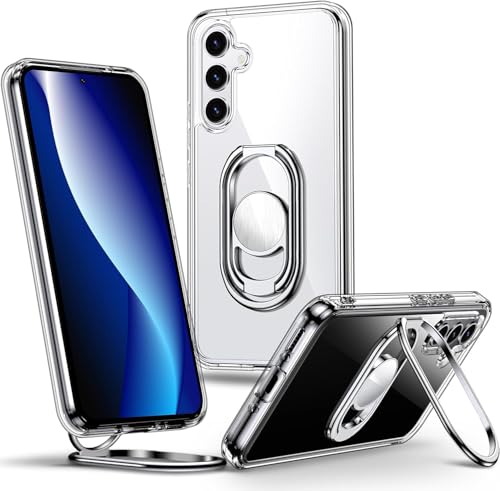 SHIELDS UP für Samsung Galaxy S25 Plus Hülle, Handyhülle mit Doppeltem Ring Halter Ständer 360°【Verstellbar und Faltbar】 Stoßfeste Schutzhülle für Case – Transparent SHIELDS UP für Samsung Galaxy S25 Plus Hülle, Handyhülle mit Doppeltem Ring Halter Ständer 360°【Verstellbar und Faltbar】 Stoßfeste Schutzhülle für Case – Transparent von SHIELDS UP