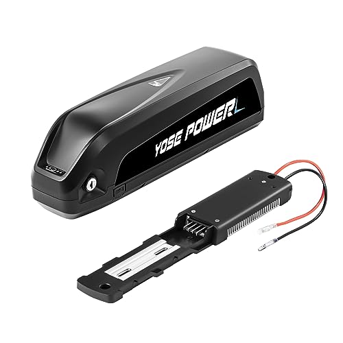 SHIMOST E-Bike Batterie Hailong1-2 Downtube Akku 36V / 48V mit Ladegeräte Halterung USB, für Mifa VAUN Prophete Tianneng 250W-1000W Motor (36V 20Ah) von SHIMOST